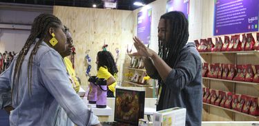 Feira nacional de negócios Expo Favela Innovation, no Expo Center Norte.