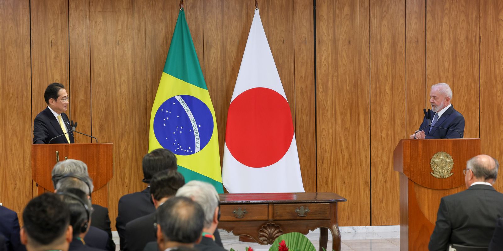 Lula e primeiro-ministro do Japão discutem agendas bilaterais