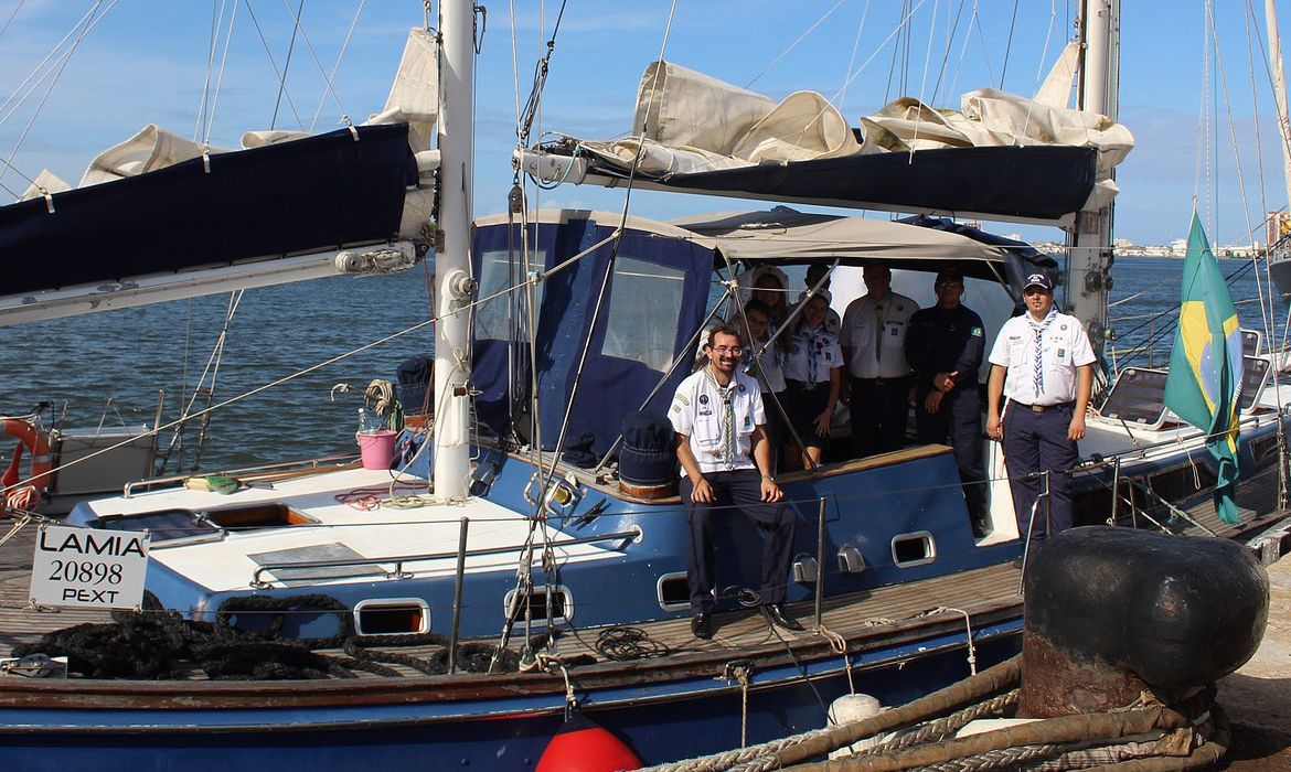 Rio de Janeiro (RJ) -  Veleiros Lamia dos Escoteiros do Brasil. Foto: Lucas Chales/Divulgaçāo