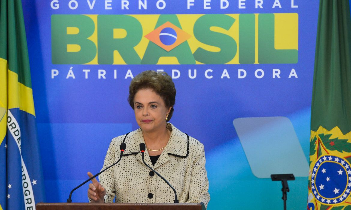 Brasília - Pronunciamento da presidenta Dilma Rousseff à Nação, no qual rebate suposta delação do senador Delcídio do Amaral (Valter Campanato/Agência Brasil)