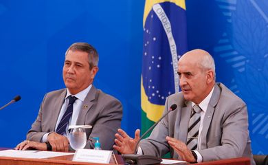 (Brasília - DF, 04/05/2020) Palavras do Ministro da Secretaria de Governo, Luiz Eduardo Ramos.
Foto: Anderson Riedel/PR