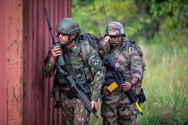 Exercícios internacionais mostram capacidade operacional e de colaboração do Exército Brasileiro. Foto: CCOMSEx