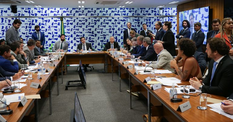 Brasília (DF), 13/03/2025  - Reunião de líderes da Câmara. Foto: Lula Marques/Agência Brasil