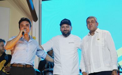 Brasília-20/09/2024 Chef de cozinha Saulo Jennings é o primeiro Embaixador Gastronômico da ONU Turismo no mundo. Ele é um dos principais representantes da culinária amazônica e, a partir de agora, representará o país como referência de valorização da comida inspirada na cultura alimentar da região do Tapajós. Fotos: Roberto Castro/MTur