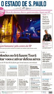 Capa do Jornal O Estado de S. Paulo Edição 2024-04-19