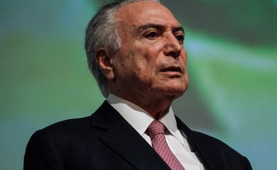 O presidente Michel Temer participa da cerimônia de abertura da APAS Show 2018, em São Paulo.