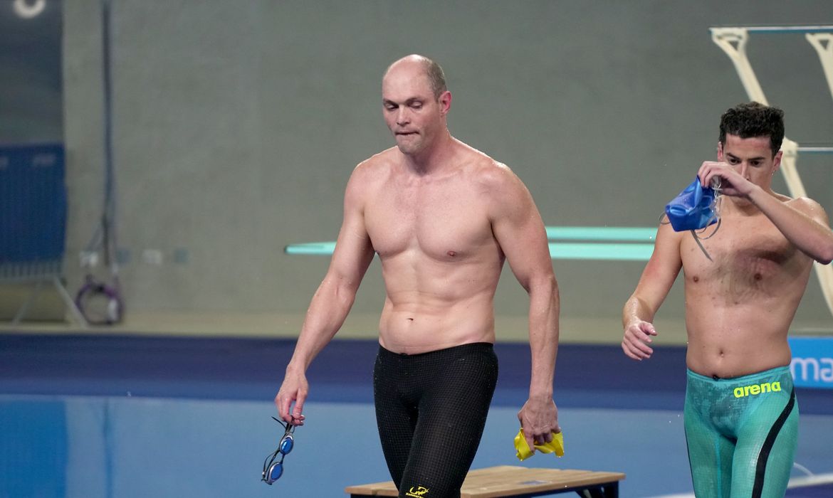Nadador paralímpico Carlos Farrenberg