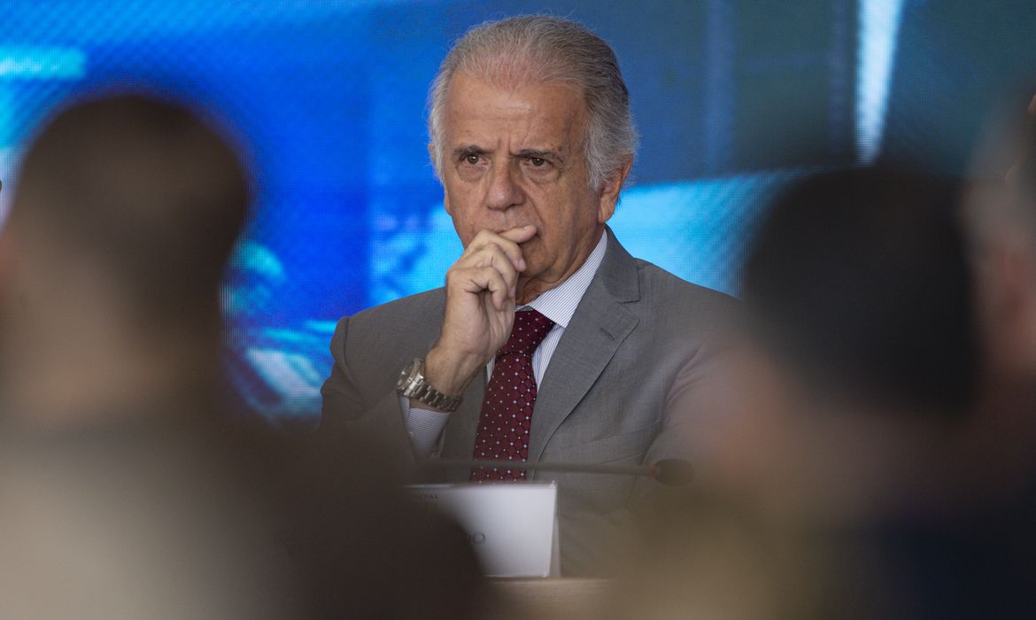 Brasília (DF), 31/01/2024 - O ministro da Defesa, José Múcio Monteiro, durante a apresentação de um balanço da segurança pública em 2023, em cerimônia no Palácio do Planalto. Foto: Marcelo Camargo/Agência Brasil