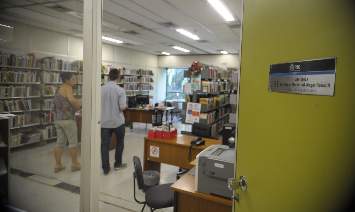 Rio de Janeiro - Biblioteca Municipal Abgar Renault, no prédio sede da prefeitura do Rio (Thomaz Silva/Agência Brasil)
