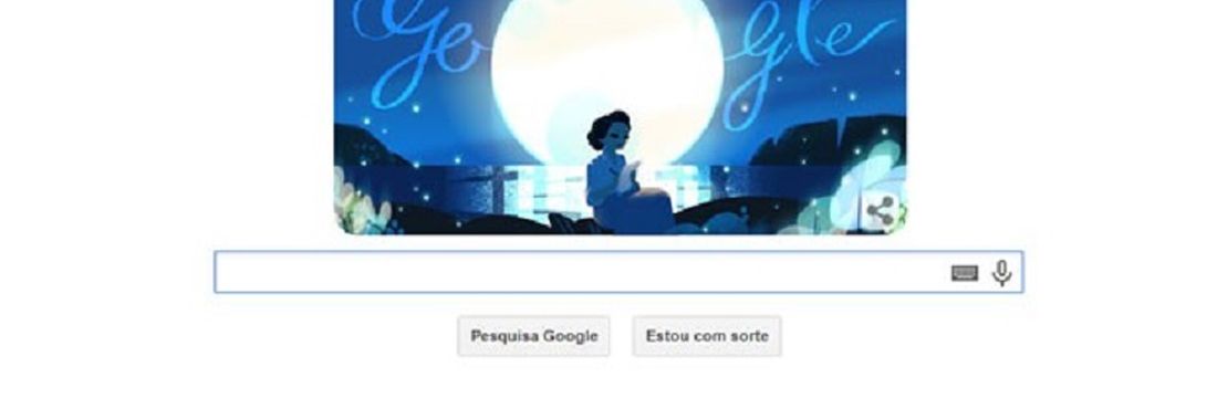 Cecília Meireles é homenageada na página de buscas do Google