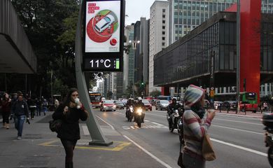 São Paulo - Onda de frio atinge a capital paulista (Rovena Rosa/Agência Brasil)