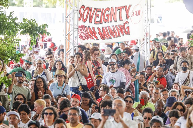 Belém (PA), 16/11/2025 - Encerramento da cúpula dos povos 
Foto: Tânia Rêgo/Agência Brasil