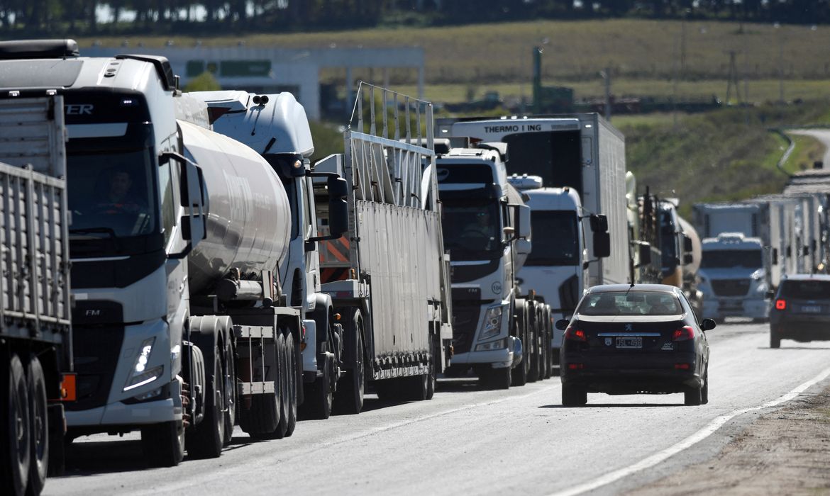 Greve de caminhoneiros argentinos