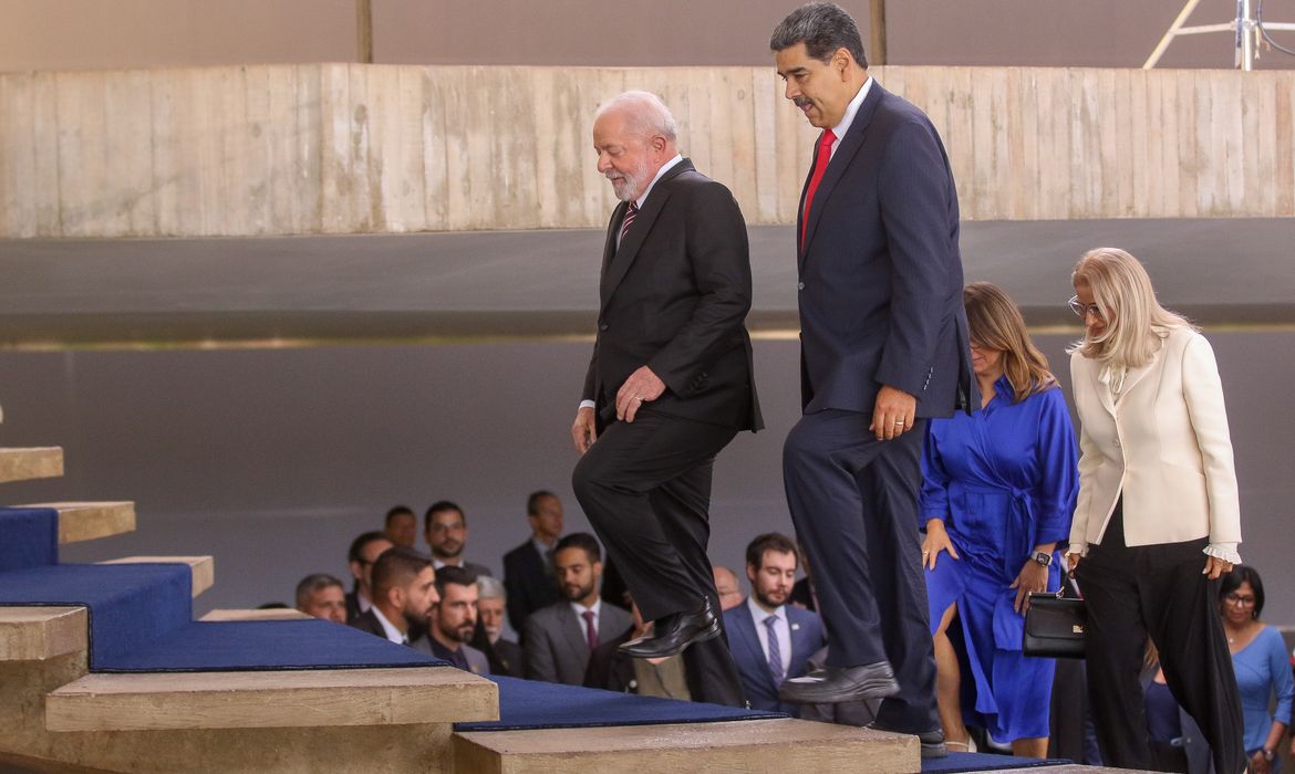 Brasília (DF)  29/05/2023  - O presidente da Venezuela, Nicolás Maduro, no Palácio do Itamaraty, durante almoço com o presidente Lula . Foto: Antônio Cruz/Agência Brasil