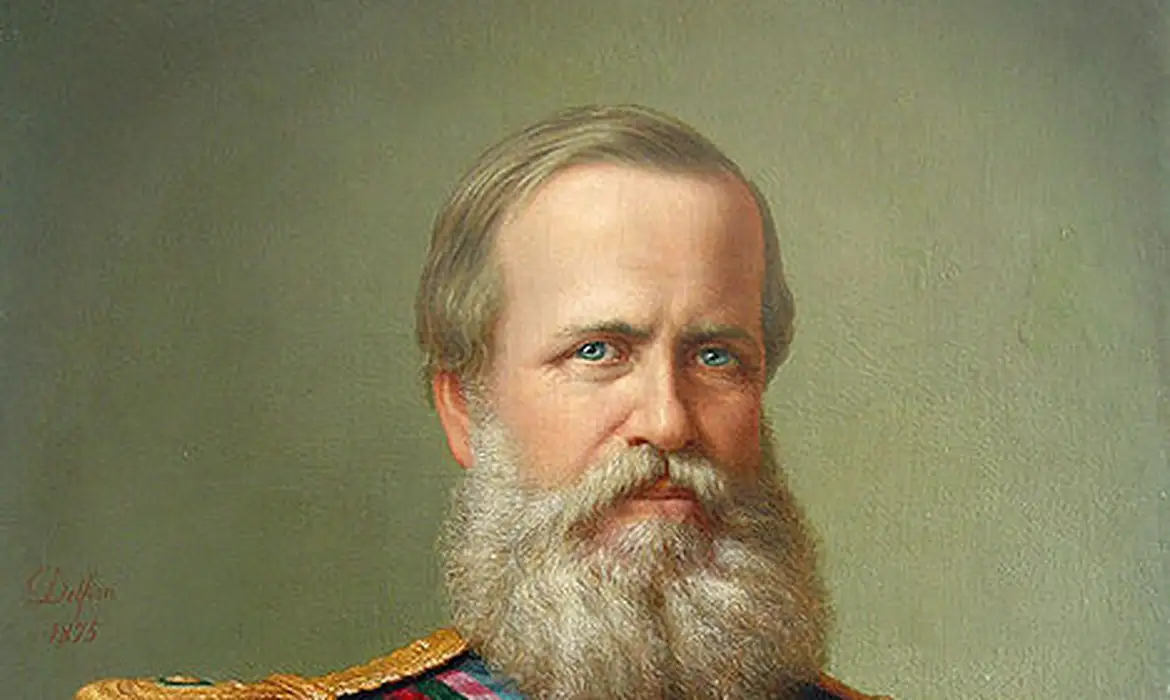 Pintura de Dom Pedro II, 1875 - Acervo Artístico do Ministério das Relações Exteriores - Palácio Itamaraty