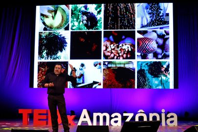 Belém (PA), 07/06/2025 - O biólogo conservacionista, Marcos Terán se apresenta no TEDx Amazônia, no Theatro da Paz, centro da cidade. Foto: Tânia Rêgo/Agência Brasil