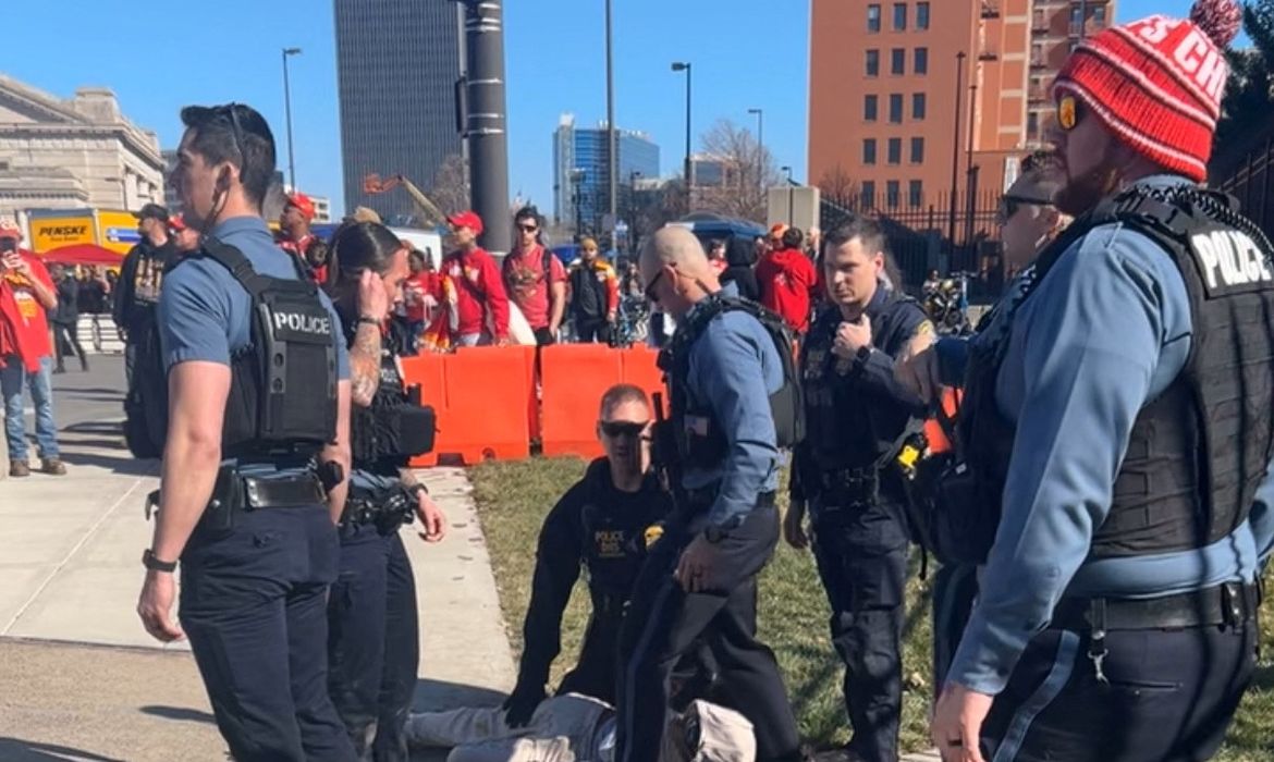 prisão Polícia, ataque a tiros em Kansas City, Chiefs, Super Bowl