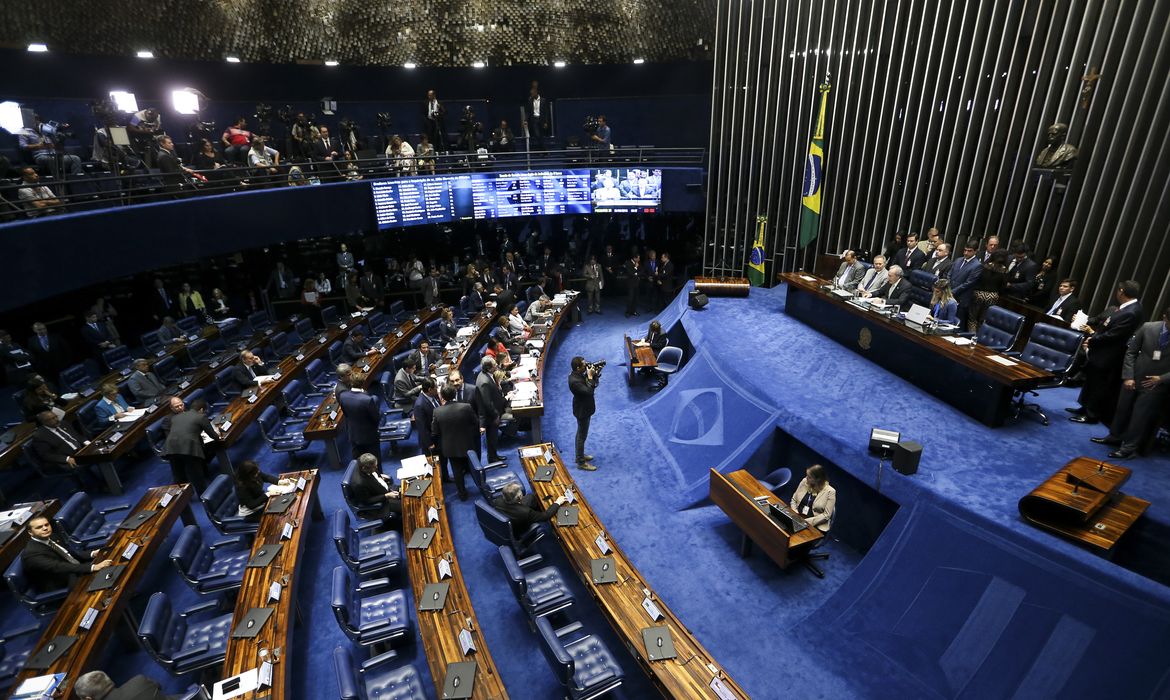 Brasília - Começa sessão de julgamento do processo de impeachment da presidenta afastada Dilma Rousseff no Senado(Marcelo Camargo/Agência Brasil)