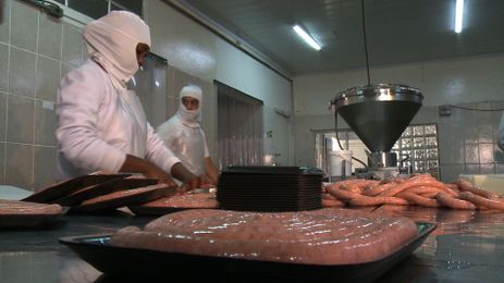 Agro Nacional visita pequena fábrica de carne de porco