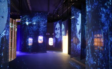 Rio de Janeiro (RJ), 17/12/2024 - Exposição Sonhos: história, ciência e utopia, no Museu do Amanhã, na zona portuária do Rio de Janeiro. Foto: Tomaz Silva/Agência Brasil