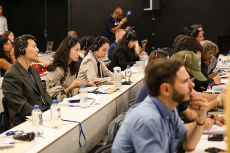 Rio de Janeiro (RJ), 01/12/2025 – Público durante abertura da Cúpula Popular do Brics, no Rio de Janeiro. Foto: Tomaz Silva/Agência Brasil