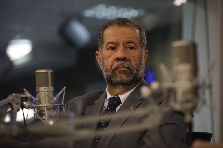 Min.Carlos Lupi no programa Bom dia Ministro. | Agência Brasil