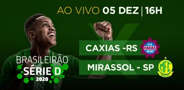 TV Brasil transmite Caxias (RS) x Mirassol (SP) pela Série D neste sábado (5/12)