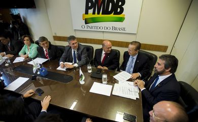 Brasília - A Comissão Executiva Nacional do PMDB se reúne, na Câmara dos Deputados (Marcelo Camargo/Agência Brasil)