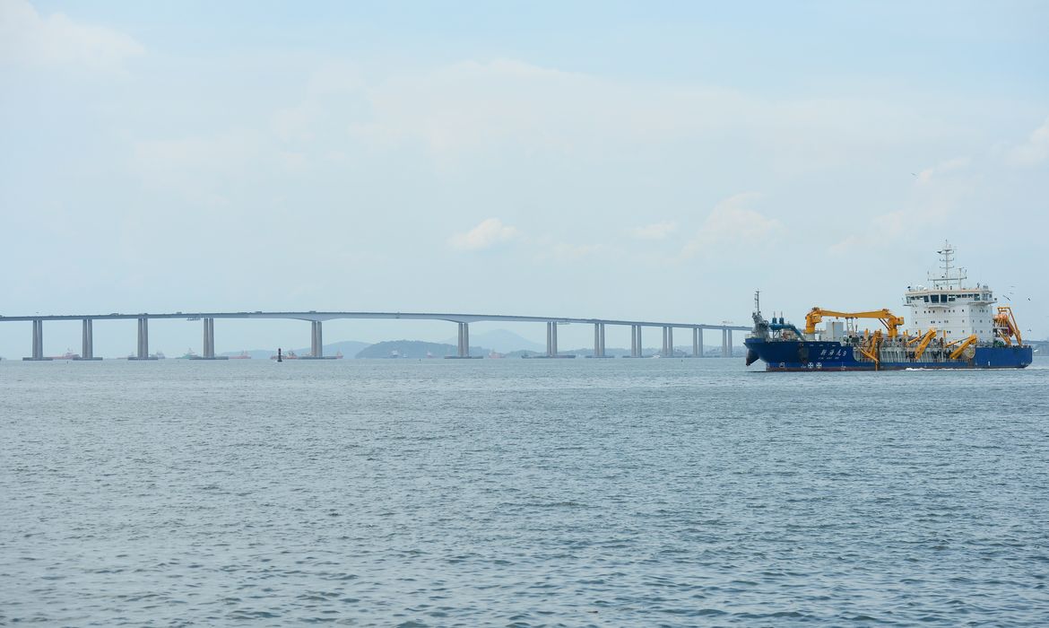 Rio de Janeiro (RJ), 27/02/2024 – Ponte Presidente Costa e Silva (Rio-Niterói) completa 50 anos. Foto: Tomaz Silva/Agência Brasil