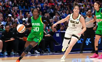 Louisiana , 02/05/2025 - A Seleção Brasileira feminina de Basquete durante partida contra o Chicago Sky, da WNBA. Foto: CBB/Divulgação