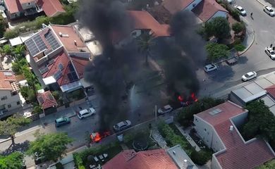 Damage to Israeli residential neighbourhoods after Gaza rockets