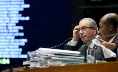 Brasília - Presidente da Câmara, Eduardo Cunha, põe em votação MP sobre renegociação de dívidas de produtores rurais e de caminhoneiros  (Wilson Dias/Agência Brasil)