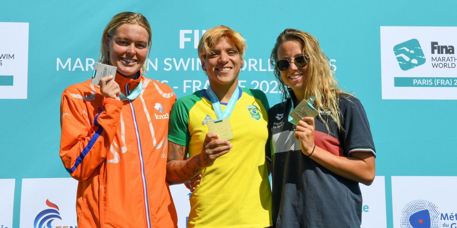 Ana Marcela remporte l’étape parisienne du circuit du marathon aquatique