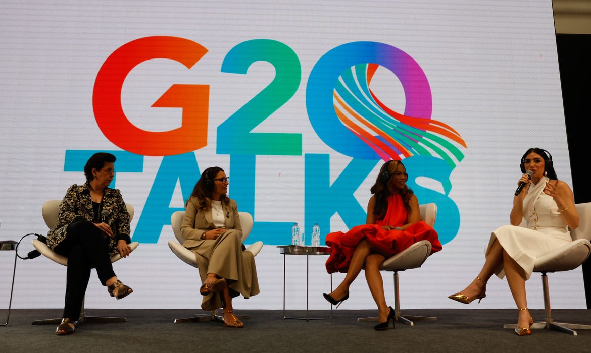 Rio de Janeiro, 14/11/2024 - G20 Talks. Painel de abertura: Aliança Global Contra a Fome e a Pobreza, no Espaço Cria do G20 Social, na região portuária do Rio. Foto: Tania Rego/Agência Brasil
