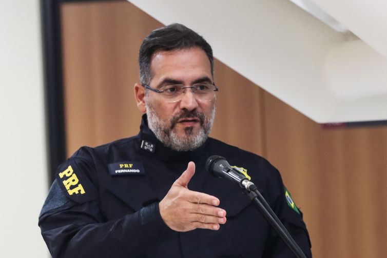 Diretor-Geral da PRF, Antônio Fernando, em entrevista para detalhar a Operação Jornada Legal - Valter Campanato/Agência Brasil