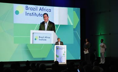 O vice-presidente da República, Hamilton Mourão, participar da abertura do Fórum Brasil-África 2019