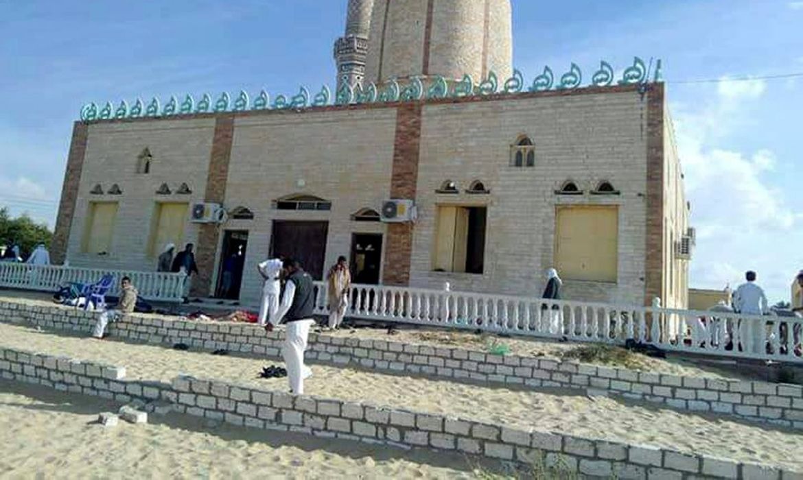 Mesquita no Sinai sofre ataque terrorista - Foto Agência Lusa
