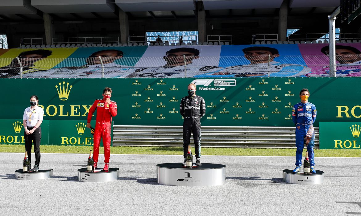 Pódio da Fórmula 1 na Áustria
