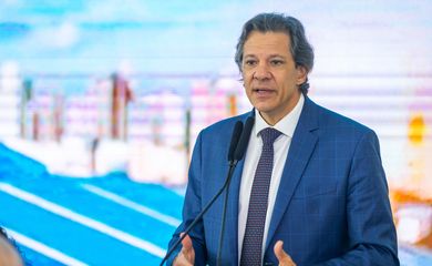 Brasília (DF), 30/10/2024 - Ministro da Fazenda Fernando Haddad fala durante cerimônia Nova Indústria Brasil - Missão 3: Infraestrutura, Saneamento, Moradia e Mobilidade Sustentáveis para a Integração Produtiva e o Bem-Estar nas Cidades. Foto: Diogo Zacarias/MF