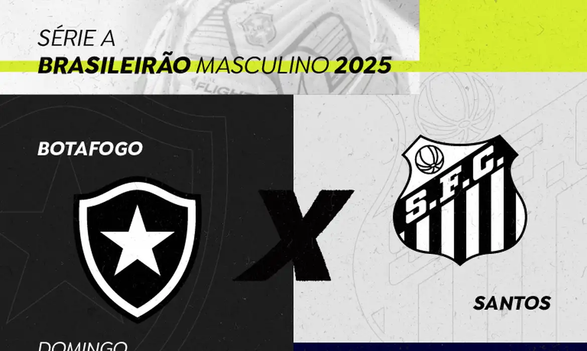 Brasília (DF), 23/10/2025 - Rádio Nacional acompanha Botafogo e Santos pelo Campeonato Brasileiro de Futebol Masculino 2025. Arte/Agência Brasil