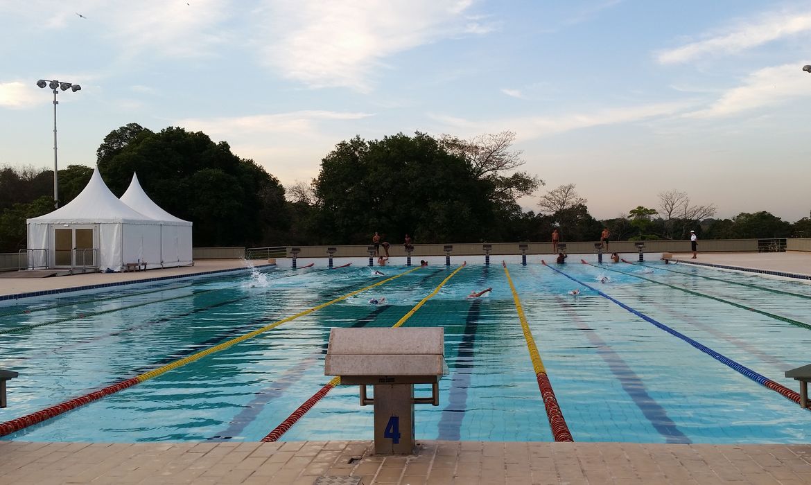 Rio de Janeiro - Piscina do Cefan foi reformada para servir de local oficial de treinamento na Rio 2016  (Akemi Nitahara/Agência Brasil)