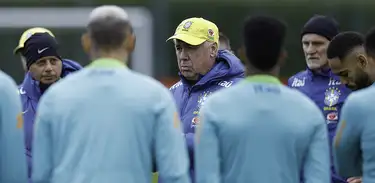 Carlo Ancelotti, técnico da Seleção Brasileira