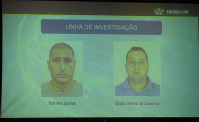 Polícia Civil fala à imprensa após prisão de suspeitos no caso Marielle Franco e Anderson Gomes no Palácio Guanabara, zona sul do Rio de Janeiro