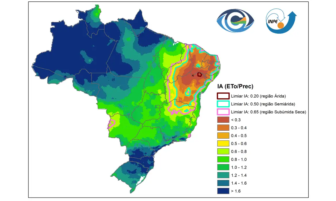 Estudo identifica, pela primeira vez, região árida no Norte da Bahia