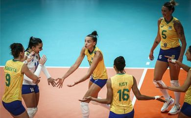 Brasil vence Itália por 3 sets a 2 no Mundial de Vôlei Feminino - em 04/10/2022