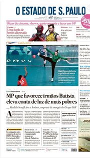 Capa do Jornal O Estado de S. Paulo Edição 2024-07-26