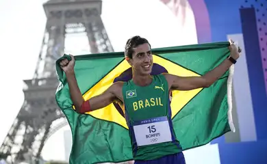 Caio Bonfim é prata na marcha atlética em Paris 2024 - Olimpíada - em 1º/08/2024