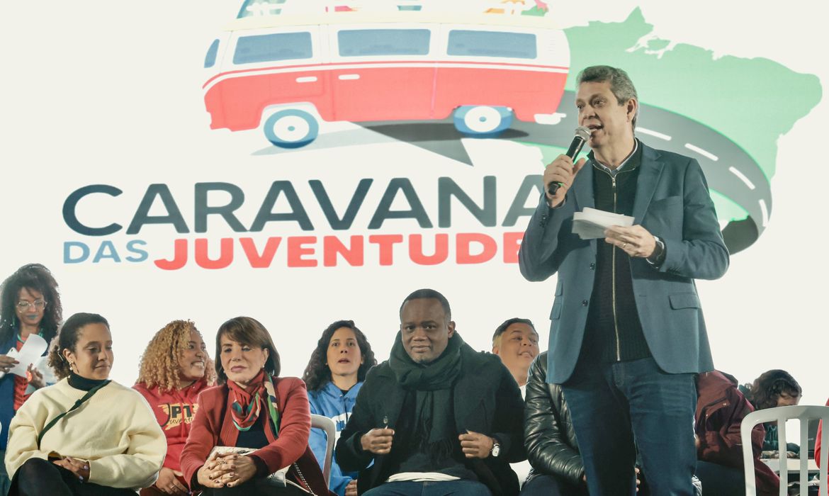 São Paulo (SP), 03/07/2025. - Ministro Márcio Macêdo, da Secretaria-Geral da Presidência , participa da abertura da Caravana das Juventudes, para celebrar os 20 anos da Política Nacional de Juventude, no Instituto Federal de São Paulo. Foto: Paulo Pinto/Agência BrasilFoto: Paulo Pinto/Agência Brasil