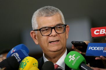 Entrevista com o presidente da Petrobras, Ivan Monteiro após encontro com o Presidente da Câmara dos Deputados, Rodrigo Maia.