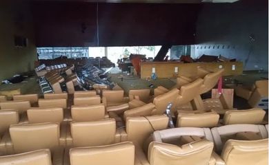 Depredação no Supremo Tribunal Federal em dia de manifestação antidemocrática 